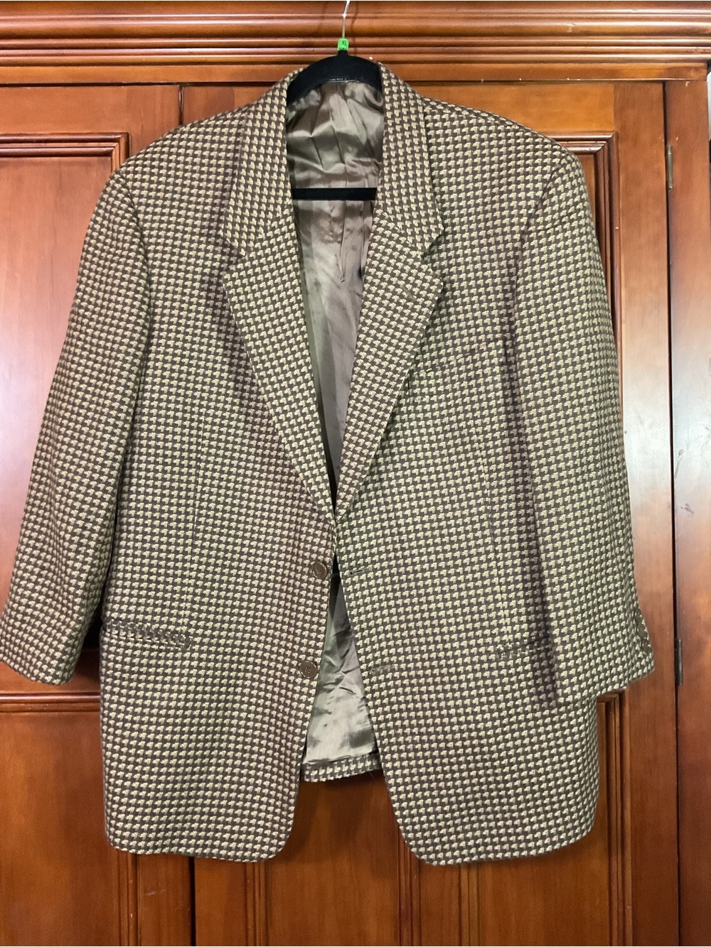Newman Marcus Designer Collection Mani Men’s Made In Italy Suit  42 Reg Brown Li